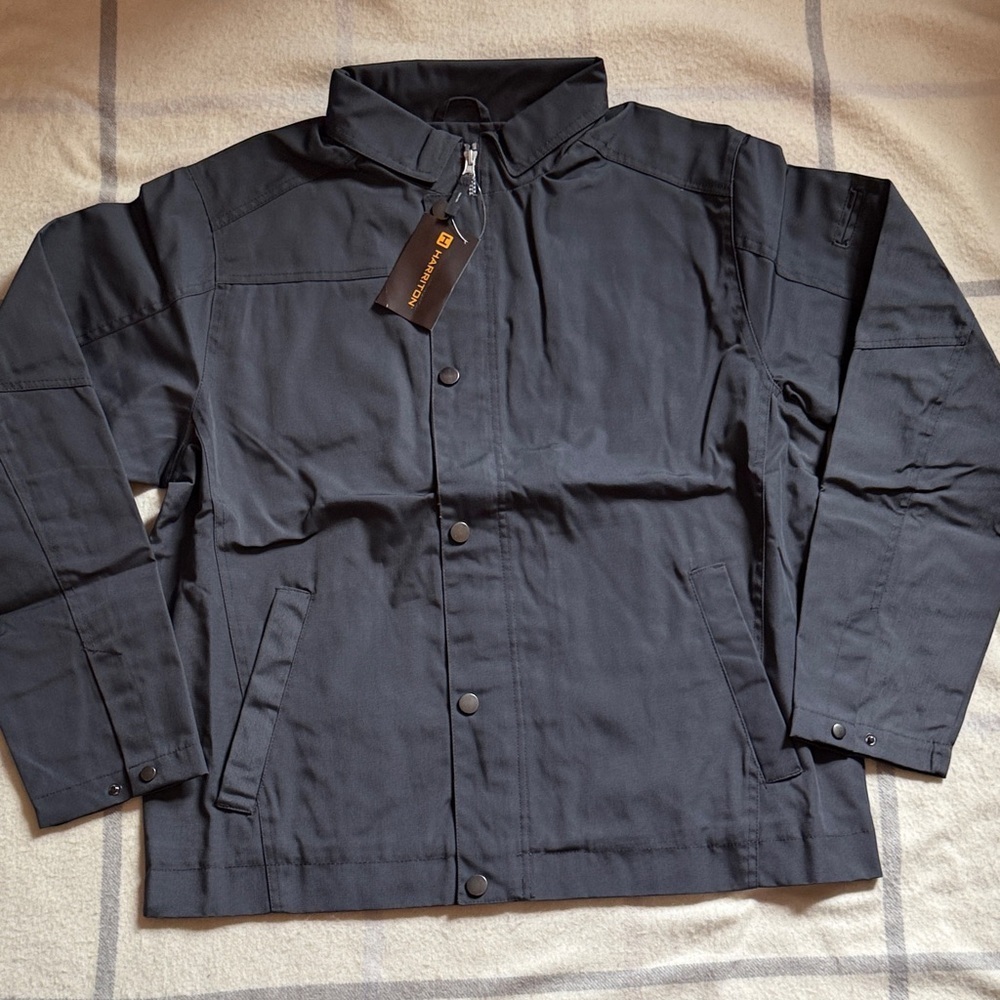Dark Charcoal Auxiliary Canvas Work Jacket Size Large